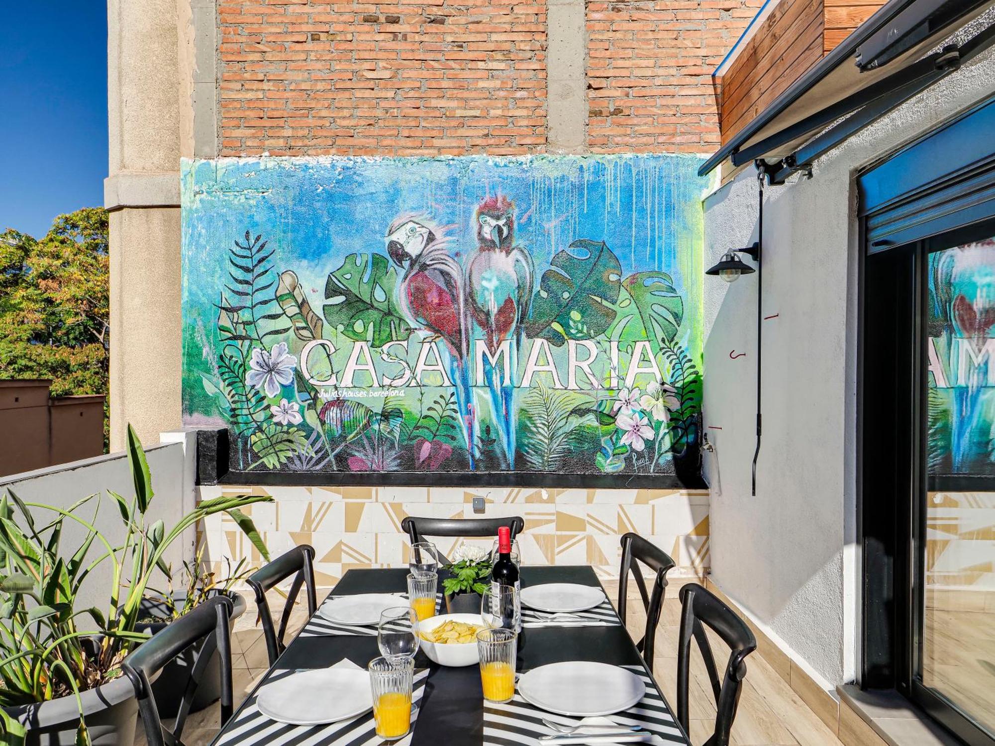 Casa Maria Townhouse- Terrace-4 Bedrooms L'Hospitalet de Llobregat Eksteriør bilde